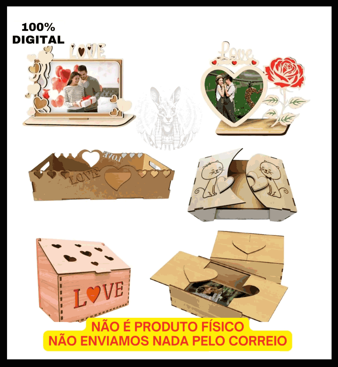 Pack Dia Dos Namorados Vetores Gravação E Corte Laser Mdf